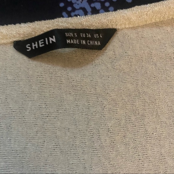 Cream textured asymmetrical crop top zip closure - Picture 6 of 6